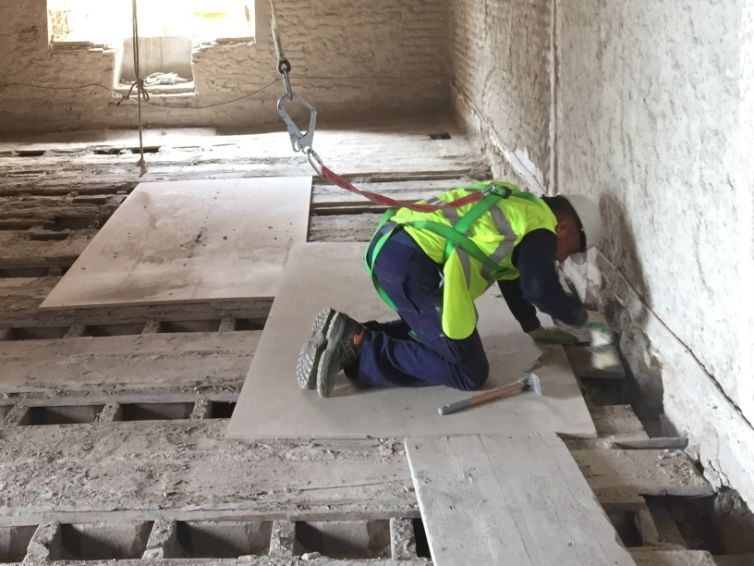 Estudio del estado de conservación de forjados de madera. REHABILITACIÓN DEL ANTIGUO CONVENTO DE STA. MARÍA DE LOS REYES DE SEVILLA.