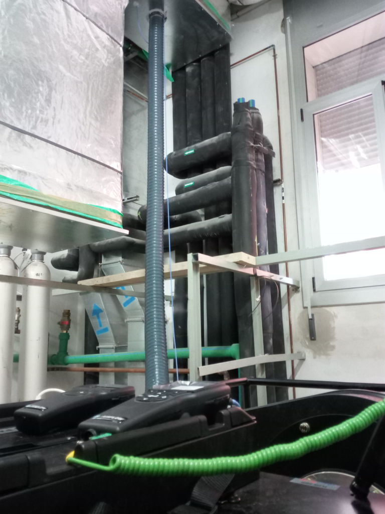 Realización de pruebas de estanquidad in situ en las nuevas instalaciones de climatización en edificio hospitalario en Santa Cruz de Tenerife.